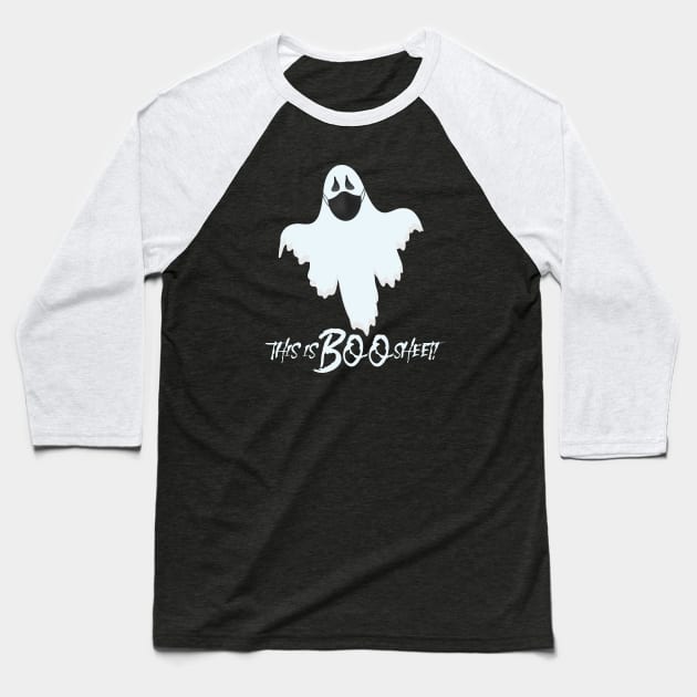 Boo Sheet Baseball T-Shirt by CandD